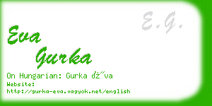 eva gurka business card